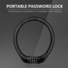Partes de motosDigital motercycle lock - anti theft - anti cutting - steel with password code
