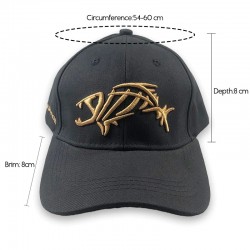 Sombreros / gorrasGorra de béisbol / snapback - espina de pescado bordada - ajustable - unisex