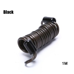 Bicicleta2.5M spring cable lock - anti theft protection - alarm