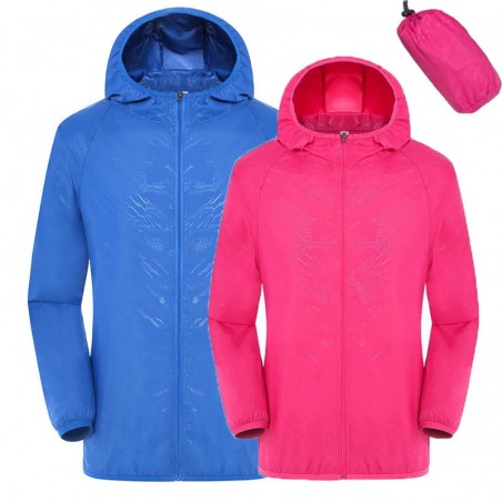 ChaquetasChaqueta impermeable de secado rápido con protección UV unisex