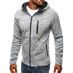 Men's cotton hoodie with zipperHoodies & Sweatshirt