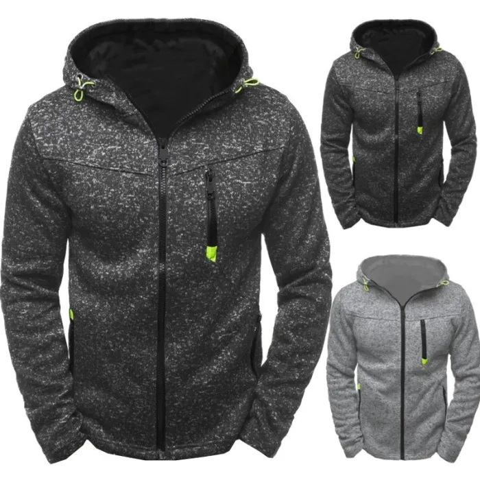 Men's cotton hoodie with zipperHoodies & Sweatshirt