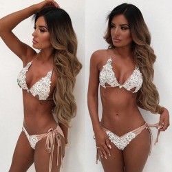Baño y ropaDiamond lace bikini - beachwear / swimming