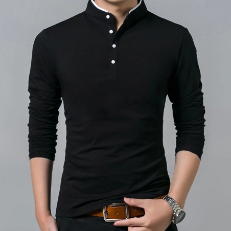 CamisetasButton up long sleeve shirt - cotton