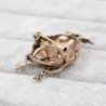 BrochesRetro punk owl brooch - with crystal decorations