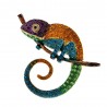 Crystal chameleon / lizard - elegant broochBrooches