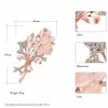 Vintage opal flower - crystal broochBrooches