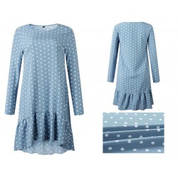 VestidosAutumn polka dot dress - with long sleeves