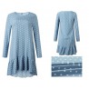 VestidosAutumn polka dot dress - with long sleeves