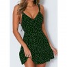 VestidosSummer dresses for woman - design 2021 - high waist - polkadot print - mini design