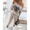 Hoodies & JerséisHeart pattern sweater - with beaded decoration - 2 piece / set