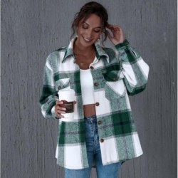 Blusas y camisasCasual green plaid shirt - long sleeve - button up