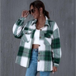 Blusas y camisasCasual green plaid shirt - long sleeve - button up