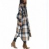 ChaquetasVintage plaid long jacket - shirts for women - casual wear - autumn fashion 2021