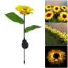 Sunflower shaped garden light - solar powered - LED - waterproofSolar lighting