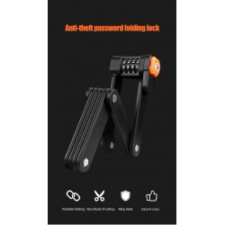BicicletaSteel folding bicycle - lock - anti theft - with password
