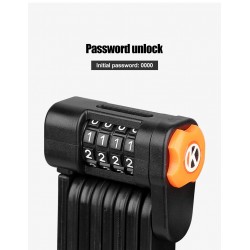 BicicletaSteel folding bicycle - lock - anti theft - with password