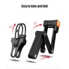 BicicletaSteel folding bicycle - lock - anti theft - with password