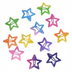 Pinzas de cabelloButterfly / star shaped - colorful hair clips - 12 pieces / set