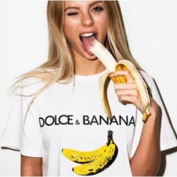 Dolce & Banana - funny print t-shirt - short sleeveBlouses & shirts