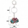 llaveroEnamel frilled lizard - metal keyring