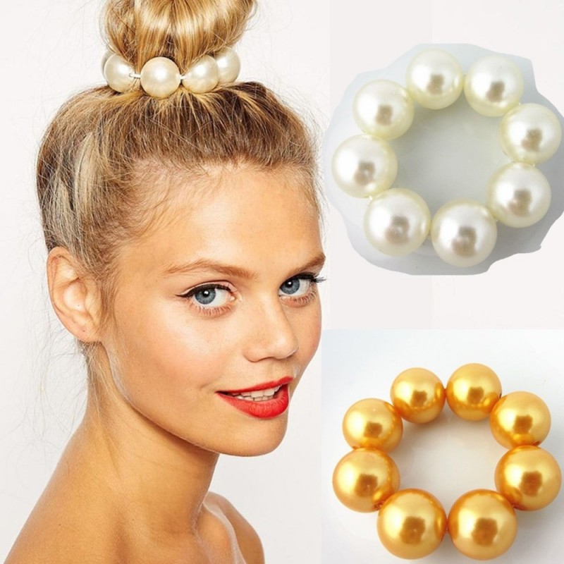 Pinzas de cabelloPearl hairband for women - hair ties - hair styling