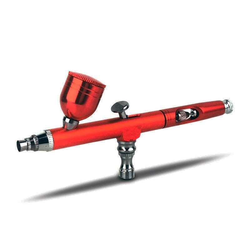 EquiposAerógrafo de doble acción - pistola de pintura - kit para decoración de uñas / tatuajes / pasteles - 0,3 mm