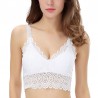 Floral lace bra - sexy top - wire free - paddedLingerie