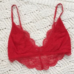 LenceríaSexy lace bra - deep V neck - short top