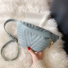 Fashionable small leather bag - with adjustable strap - waist / shoulderBags