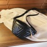 Fashionable small leather bag - with adjustable strap - waist / shoulderBags
