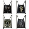 BolsosGrim reaper / skull design - string bag - unisex