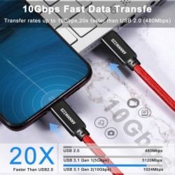 Cables4K HD gen2 cable - type c to USB c - 100W - Macbook / Samsung