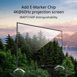 Cables4K HD gen2 cable - type c to USB c - 100W - Macbook / Samsung