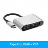 HDMI SwitchersUSB type C - hub type-C - hdmi 4k - vga adapter