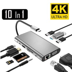 HDMI SwitchersUSB type C - hub type-C - hdmi 4k - vga adapter