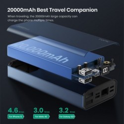 I2006P - power bank - external battery charger - dual ports - LED - 10000mah / 20000mAhPower Banks