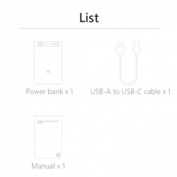 Bancos de energíaXiaomi power bank - 10000mah - 3 outputs / 2 inputs