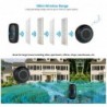 Seguridad de casaKERUI M523 - wireless doorbell kit - LED - waterproof - with touch button / 32 songs