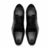 ZapatosLeather snake skin shoes for men - with laces / heel