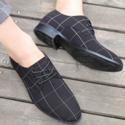 Classic pointed toe shoe shoes - laced-up - black latticeShoes