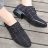 Classic pointed toe shoe shoes - laced-up - black latticeShoes
