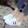 ZapatosClassic white sneakers - flat loafers with velcro