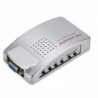 Conmutadores HDMIPC signal converter box - adapter - VGA to TV AV RCA - NTSC PAL