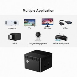 portátilesCHUWI - LarkBox - 4K mini PC Intel Celeron - J4115 Quad Core 6GB RAM 128GB ROM Windows 10 Desktop Computer HD USB-C