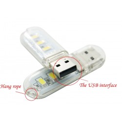 AccesoriosPortable night light - reading lamp - LED - USB - U-disk - 1.5W