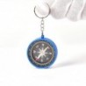 Plastic compass - keychainKeyrings