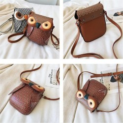 BolsasBolso pequeño de piel con forma de búho - bandolera / bandolera