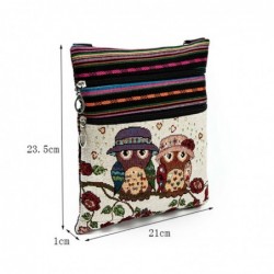 BolsasVintage chinese national style ethnic shoulder for Women - owl design - embroidery -cross body bag