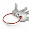 llaveroDurable stainless steel wire keychain -  ring connector - hanging cable - 5/10 pieces